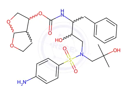 Chemical structure of Hydroxy Darunavir
