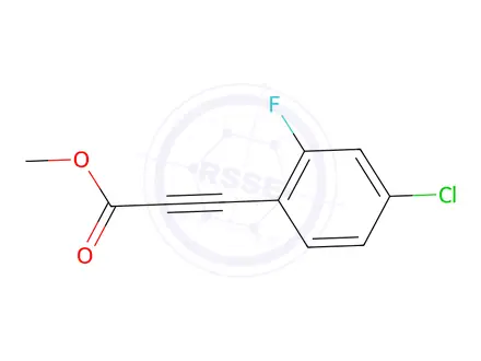 Chemical structure of Methyl 3-(4-chloro-2-fluorophenyl)propiolate