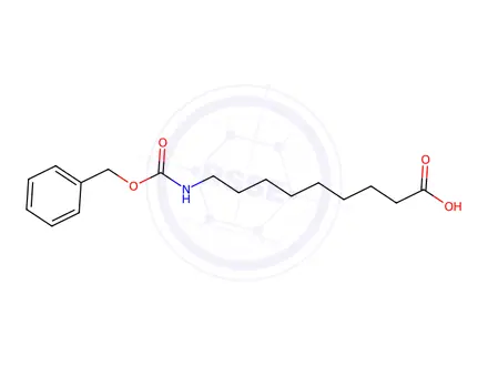 Chemical structure of 9-(((Benzyloxy)carbonyl)amino)nonanoic acid