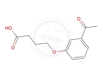 Chemical structure of 4-(3-acetylphenoxy)butanoic Acid