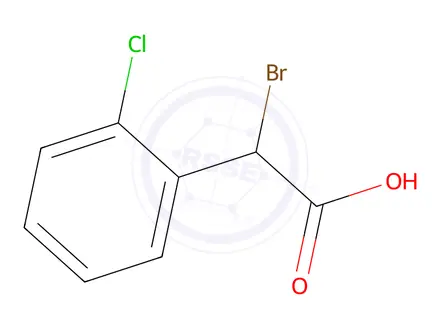 Chemical structure of 2-Bromo-2-(2-chlorophenyl)acetic Acid