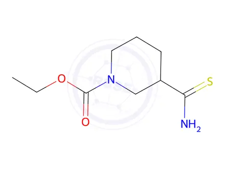 Chemical structure of Ethyl 3-carbamothioylpiperidine-1-carboxylate