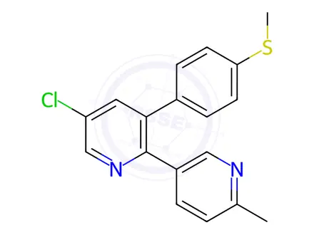 Chemical structure of Etoricoxib Impurity 180
