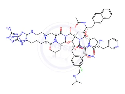 Chemical structure of azaline
