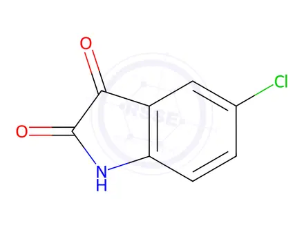 Chemical structure of 5-Chloroisatin