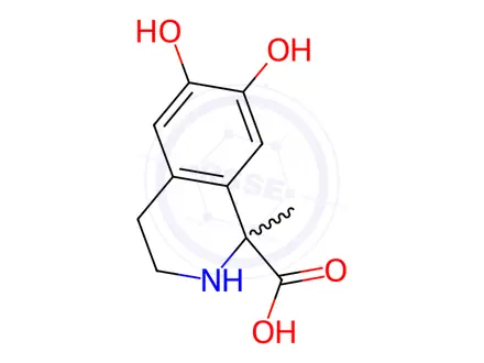Chemical structure of Salsolinol Impurity 1 (Salsolinol-1-Carboxylic Acid)