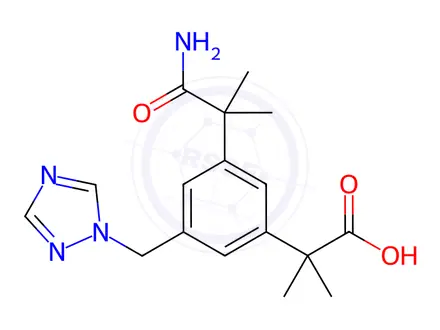 Chemical structure of Anastrozole Impurity 5