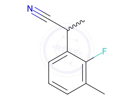 Chemical structure of 2-(2-FLUORO-3-METHYLPHENYL)PROPANENITRILE