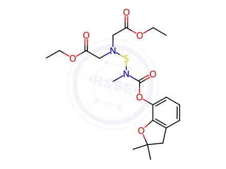 Chemical structure of Furathiocarb Impurity 11
