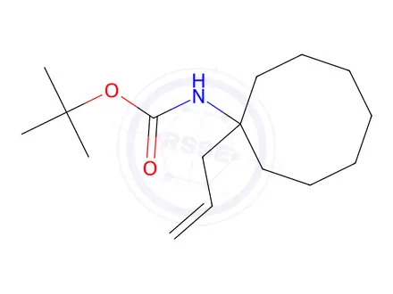 Chemical structure of N-Boc-1-allyl-1-aminocyclooctane