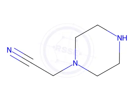 Chemical structure of 2-(piperazin-1-yl)acetonitrile dihydrochloride