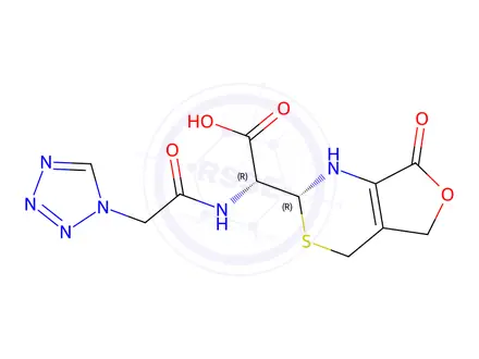 Chemical structure of rac-Cefazolin Open-Ring Lactone