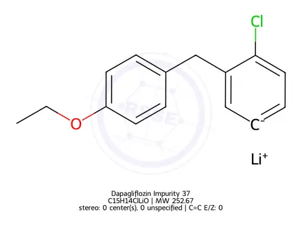 Chemical structure of Dapagliflozin Impurity 457