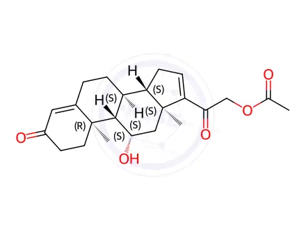 Chemical structure of Budesonide Impurity 168