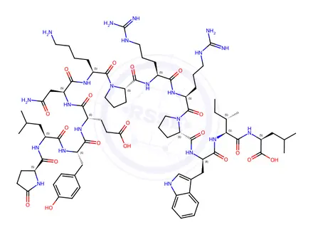 Chemical structure of [D-Trp11]-Neurotensin