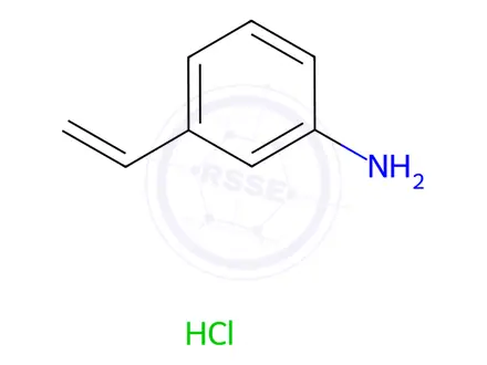 Chemical structure of 3-Vinylaniline Hydrochloride