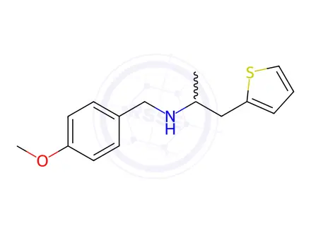 Chemical structure of n-(4-Methoxybenzyl)-1-(thiophen-2-yl)propan-2-amine