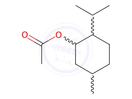 Chemical structure of MENTHYL ACETATE