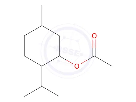 Chemical structure of MENTHYL ACETATE