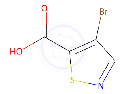 Chemical structure of 4-bromoisothiazole-5-carboxylic acid
