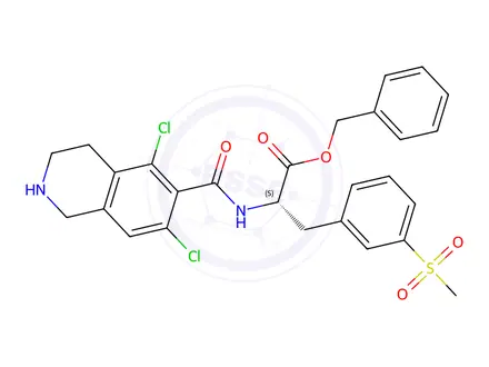 Chemical structure of lifitegrast Impurity 21
