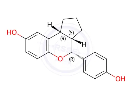 Chemical structure of Erteberel
