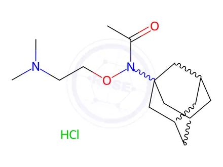 Chemical structure of TROMANTADINEHYDROCHLORIDE