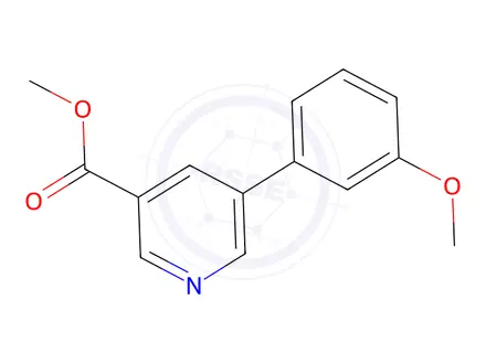 Chemical structure of Methyl 5-(3-methoxyphenyl)nicotinate