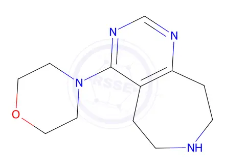 Chemical structure of 4-(6,7,8,9-Tetrahydro-5H-pyrimido[4,5-d]azepin-4-yl)morpholine