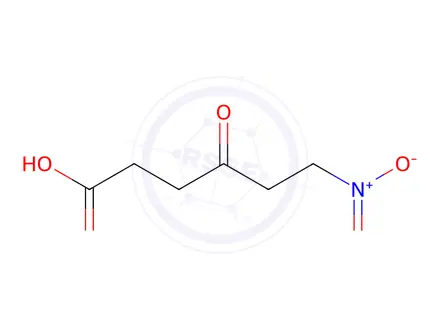 Chemical structure of 6-Nitro-4-oxohexanoic acid
