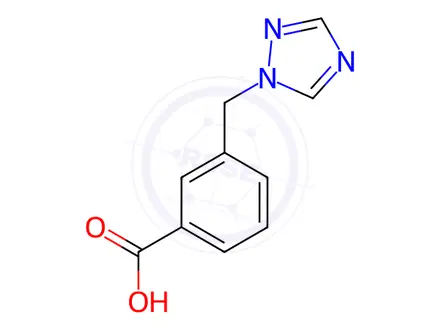 Chemical structure of 3-(1H-1,2,4-triazol-1-ylmethyl)benzoic Acid