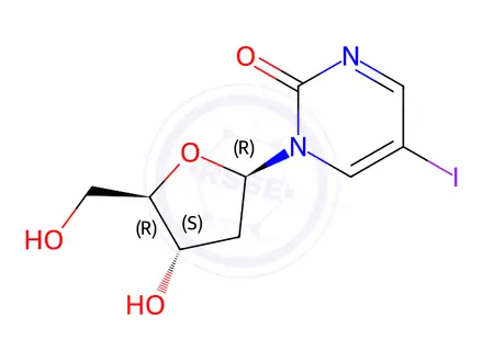 Chemical structure of Idoxuridine Impurity 2
