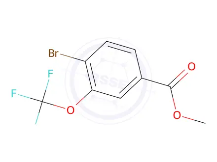 Chemical structure of Methyl 4-Bromo-3-(trifluoromethoxy)benzoate