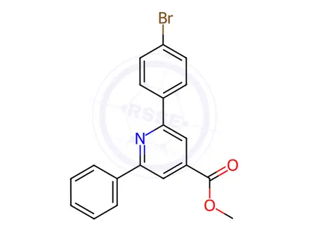 Chemical structure of JR-9114, Methyl 2-(4-bromophenyl)-6-phenylpyridine-4-carboxylate, 97%