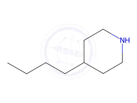 Chemical structure of 4-Butylpiperidine