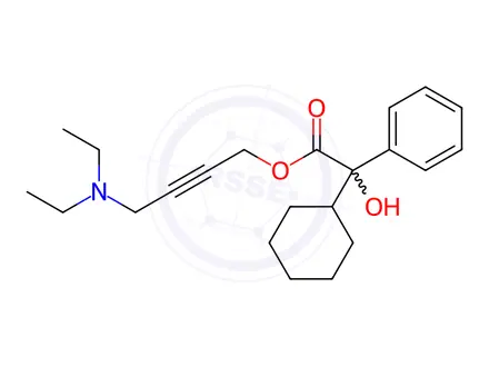 Chemical structure of Oxybutynin