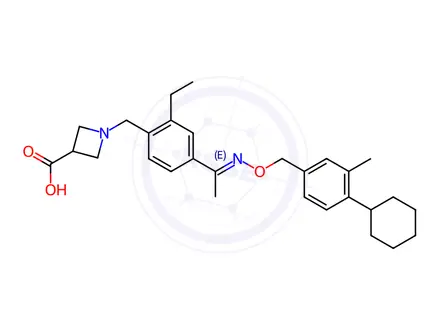 Chemical structure of Siponimod Impurity 32