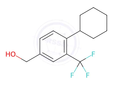 Chemical structure of (4-Cyclohexyl-3-(trifluoromethyl)phenyl)methanol
