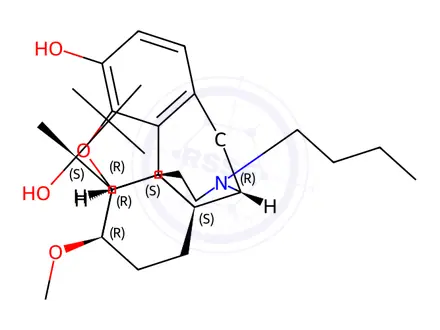 Chemical structure of Buprenorphine EP Impurity H