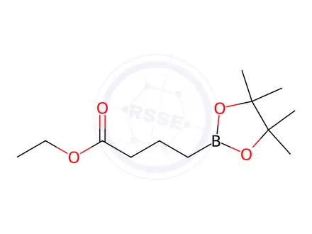 Chemical structure of Ethyl 4,4,5,5-tetramethyl-1,3,2-dioxaborolane-2-butanoate