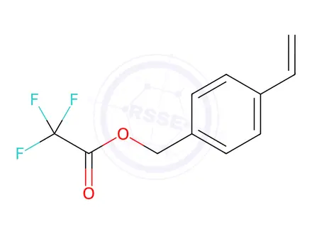 Chemical structure of 4-Vinylbenzyl Trifluoroacetate