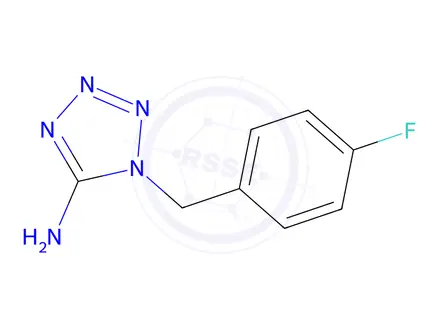 Chemical structure of 1-[(4-fluorophenyl)methyl]-1h-1,2,3,4-tetrazol-5-amine