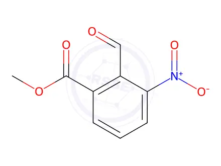 Chemical structure of Methyl-2-formyl-3-nitrobenzoate
