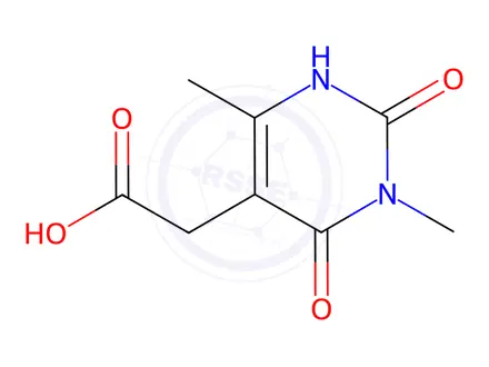 Chemical structure of (3,6-Dimethyl-2,4-dioxo-1,2,3,4-tetrahydropyrimidin-5-yl)acetic acid