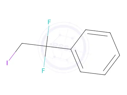 Chemical structure of (1,1-Difluoro-2-iodoethyl)benzene