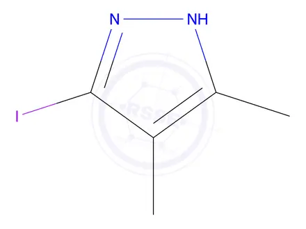 Chemical structure of 5-Iodo-3,4-dimethyl-1H-pyrazole