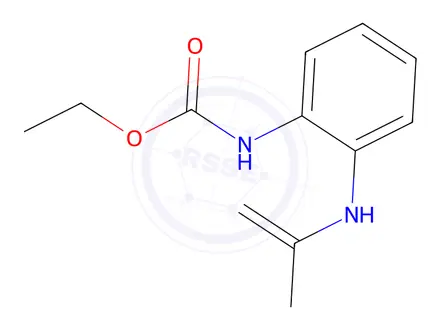 Chemical structure of ethyl (2-(prop-1-en-2-ylamino)phenyl)carbamate
