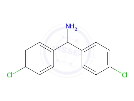 Chemical structure of 4-Chloro-α-(4-chlorophenyl)-benzenemethanamine