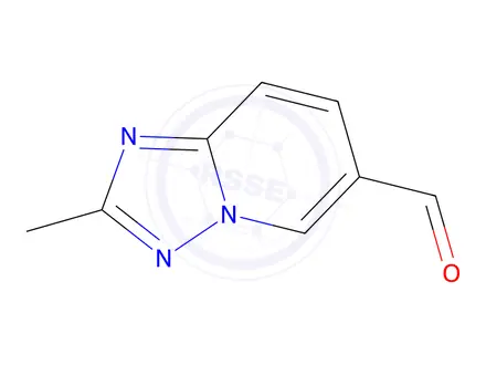 Chemical structure of 2-Methyl-[1,2,4]triazolo[1,5-a]pyridine-6-carbaldehyde
