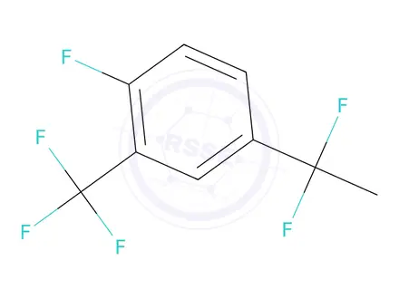 Chemical structure of 4-(1,1-Difluoroethyl)-1-fluoro-2-(trifluoromethyl)benzene